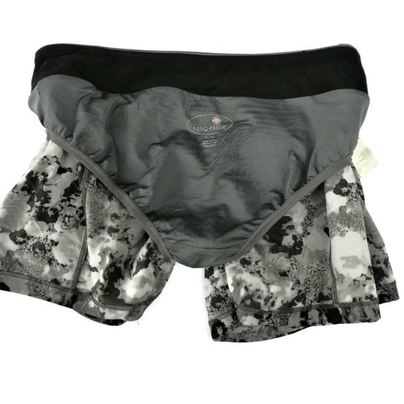 Tangerine Athletic Shorts Build In Underwear Security Zipper Pocket Green M - Picture 6 of 8